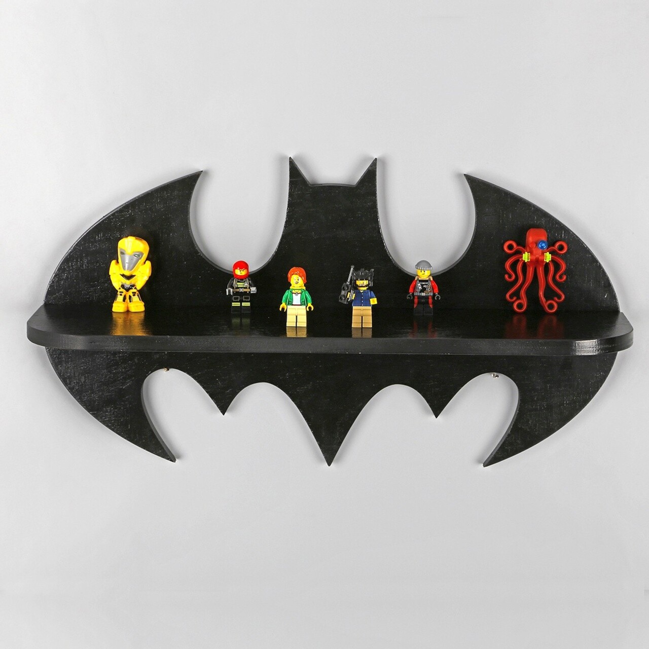 Raft de perete, Hanah Home, Raf285, 47x25x7 cm, Negru - imagine 6